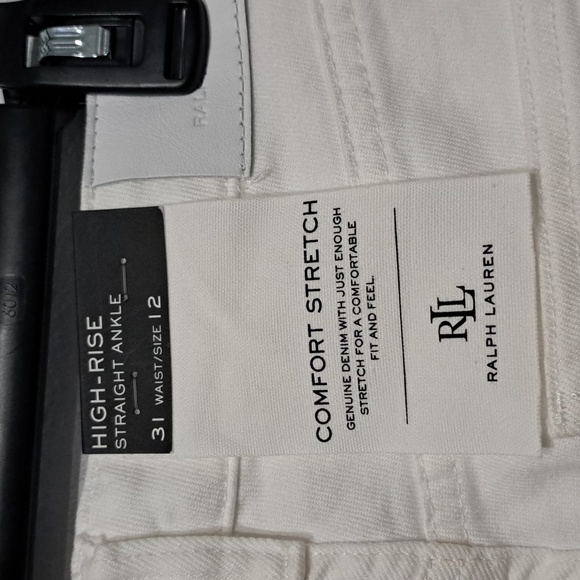 Lauren Ralph Lauren High-Rise Straight Ankle Jeans - Picture 6 of 12